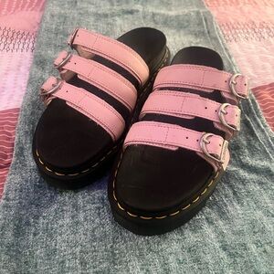 Dr Martens Blair Sandals - Pretty in Pink - Like New! Worn once. Size 8L